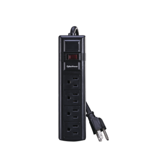 CSB404 CYBERPOWER Essential Surge Protector With 4 Outlets 5-15R