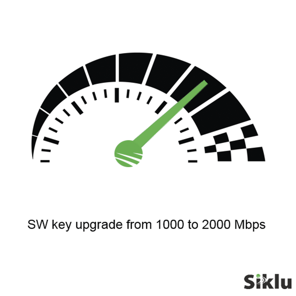EHUPG10002000 Siklu Upgrade license from 1000 to 2000 Mbps for EH
