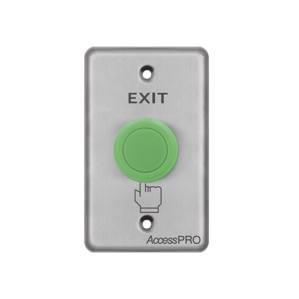 APBHVC AccessPRO Mushroom Type Green Exit Button APBHVC