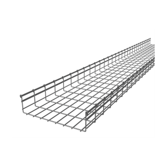 MG50446EZ CHAROFIL Wire Mesh Cable Tray up to 738 Cat6 Cables 4.56/15.75 in (116/400