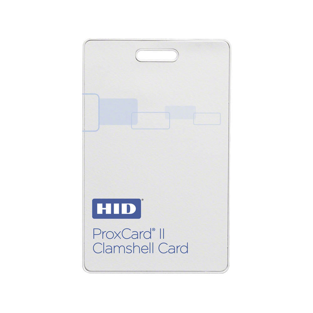 1326LSSMV HID Proximity Card Matte Finish Proxcard II HID Clamshell (Thick) / Lifetim