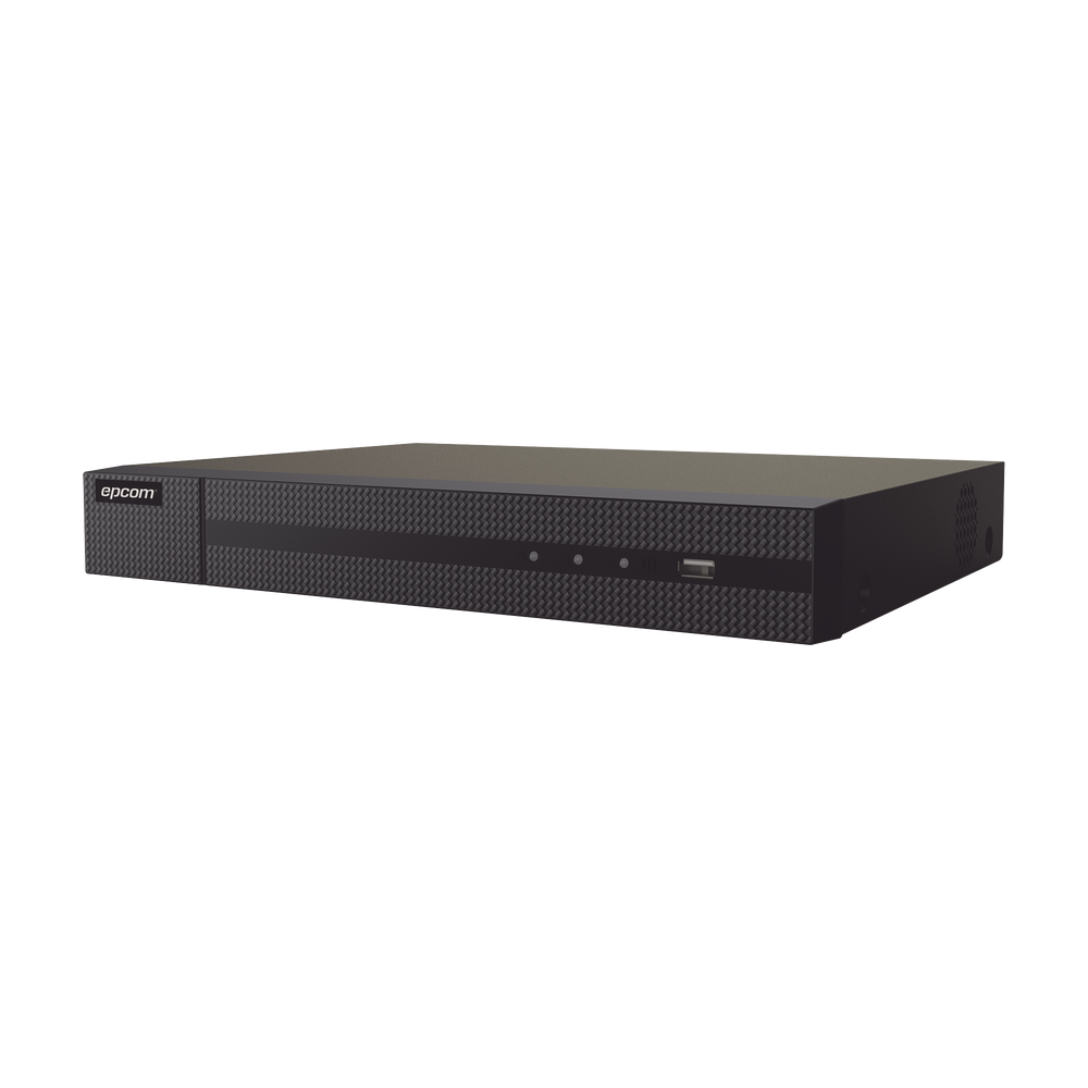 XR18A8PH EPCOM NVR 8MP / 8 IP Channel / 8 PoE Ports / 1 HDD / H.265 / 4K Video Ooutpu