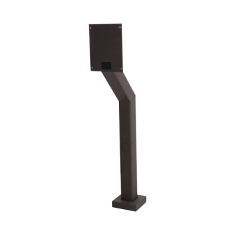 1200037 DKS DOORKING Mounting Post Heavy-Duty Architectural Style Offset 1200-037