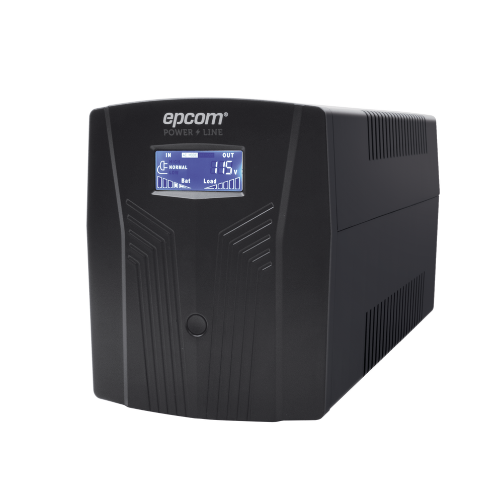 EPU1500LCD2F EPCOM 1500VA/900W UPS / 220Vac Input and Output / LCD Display and Automa