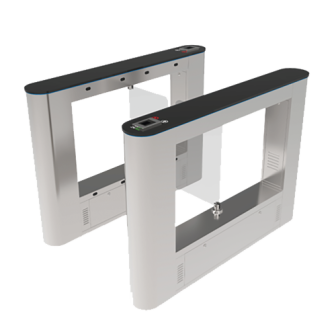 SBTL5222 ZKTECO Swing Barrier Turnstile for Additional Lane with RFID and Fingeprint