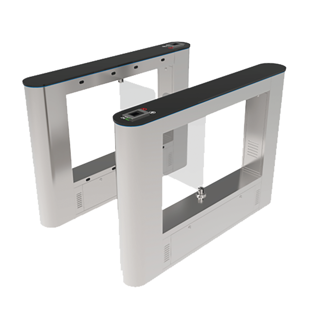 SBTL5222 ZKTECO Swing Barrier Turnstile for Additional Lane with RFID and Fingeprint