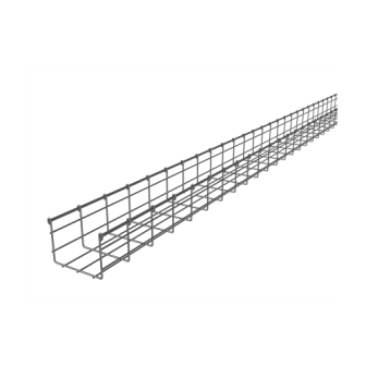 CH105150EZ CHAROFIL Wire Mesh Cable Tray 4.13/5.91 in (105/150 mm) Width 9.84 ft (3m)