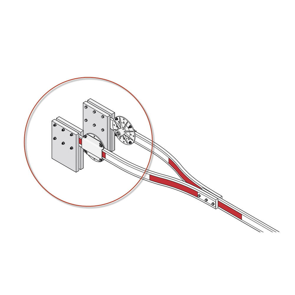 1602041 DKS DOORKING Mounting Kit for 1602-340 Arm 1602-041