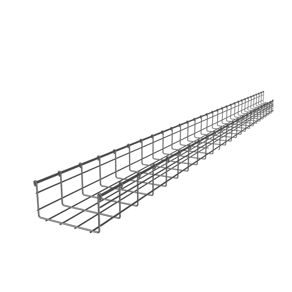 CH105200EZ CHAROFIL Wire Mesh Cable Tray 4.13/7.87 in (105/200 mm) Width 9.84ft (3m)