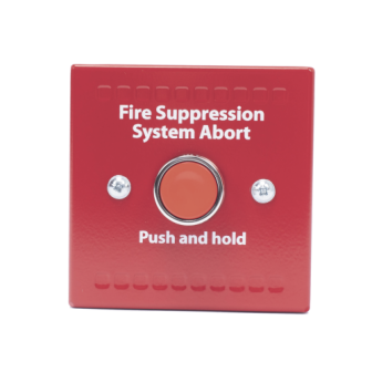 HCVRASR HOCHIKI Single Push Abort Switch for Fire Extinguishing System HCVR-AS-R