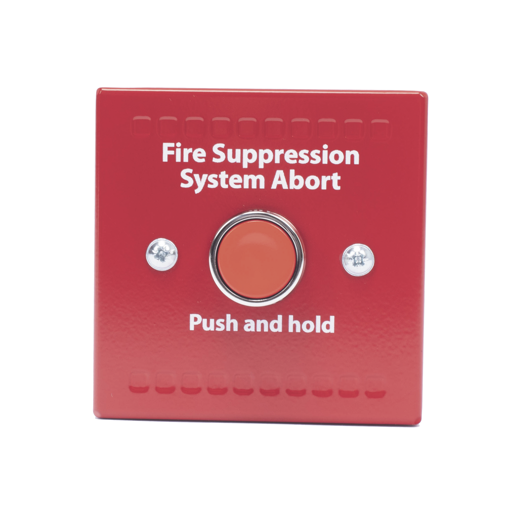 HCVRASR HOCHIKI Single Push Abort Switch for Fire Extinguishing System HCVR-AS-R