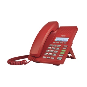 X3CR FANVIL IP Phone X3 Red Color for 2 SIP Lines with HD Audio a