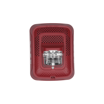 SPSRL SYSTEM SENSOR Red speaker strobe for wall installations new modern and elegant