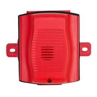 HRK SYSTEM SENSOR Red 12/24 volt horn for outdoor ceiling or wall installation HR-K