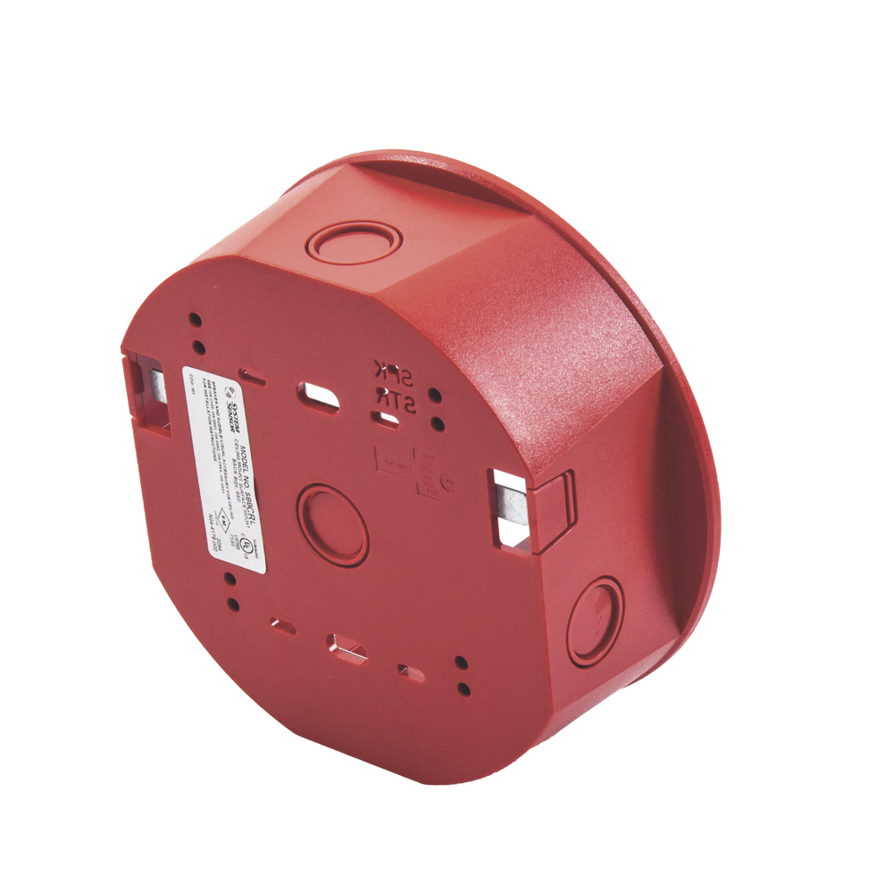 SBBCRL SYSTEM SENSOR Red surface mount back box for ceiling installations New Modern