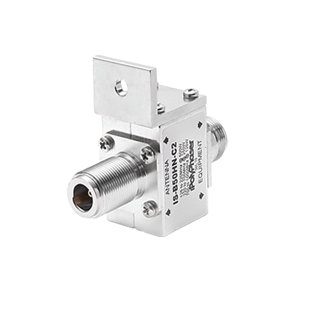 ISB50HNC2 POLYPHASER Coaxial DC Block Protector High Power with F