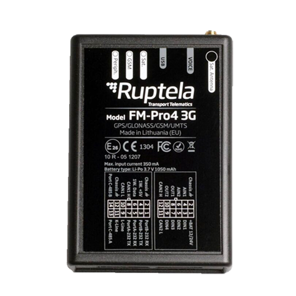 PRO43G RUPTELA 3G Vehicle Tracker Serial Ports Multiple Inputs an