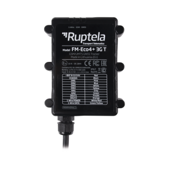 ECO4PLUS3GT RUPTELA 3G vehicle tracker with IP67 protection and i