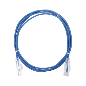 LPUT6200BU28 LINKEDPRO BY EPCOM Slim Patch Cord UTP Cat6 - 6.56 ft (2 m) Blue Reduced