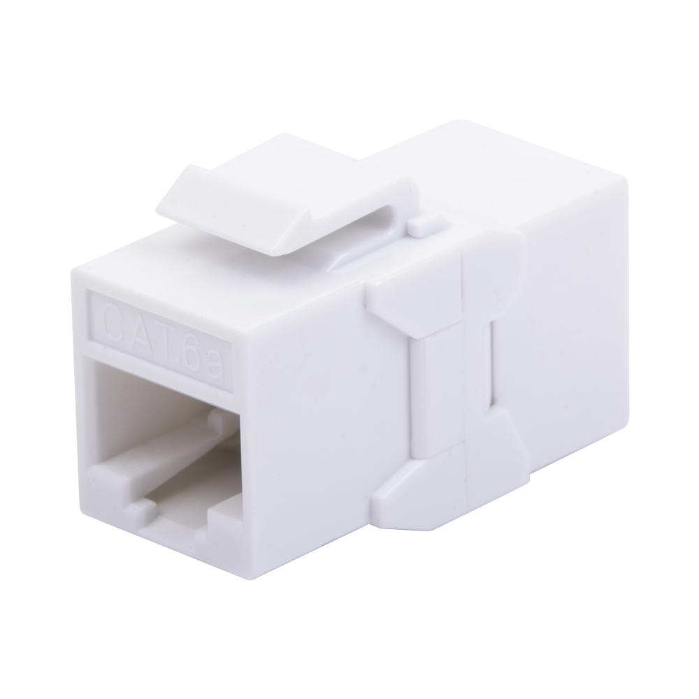 LPKJUC6A LINKEDPRO BY EPCOM UTP Cat6A female RJ45 to RJ45 female coupler Color White