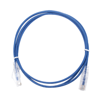 LPUT6150BU28 LINKEDPRO BY EPCOM Slim Patch Cord UTP Cat6 5 ft Blue 28 AWG LP-UT6-150-