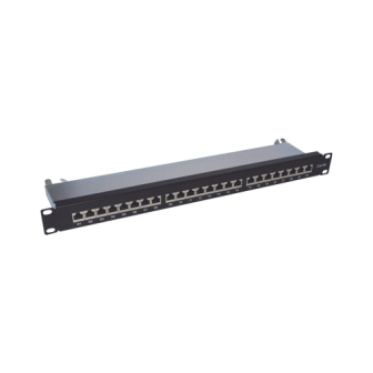 LPPPCS6A24P LINKEDPRO BY EPCOM 24-port Shielded Patch Panel Cat6A LP-PP-CS-6A-24P