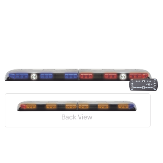 VTG48RBA ECCO Ultra Bright Vantage Lightbar with 64 Powerful Last