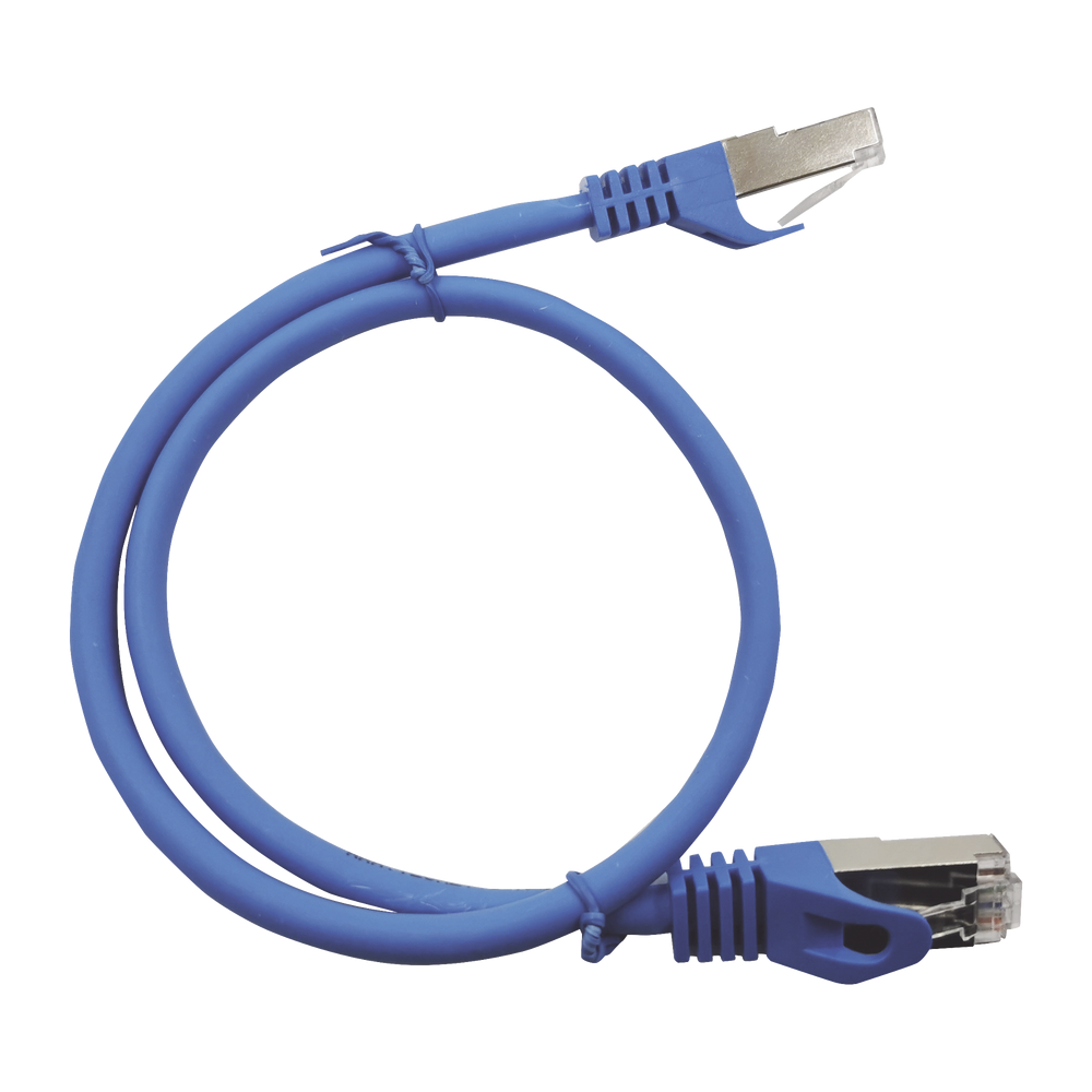 LPSTP6A200BU LINKEDPRO BY EPCOM Patch Cord Cat6A 10G shielded 2M ( 6.25 ft ) blue col