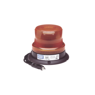 X6465AMG ECCO Amber Mini LED Beacon X6465 Series with vacuum magn
