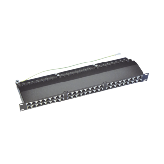 LPPPCS6A48P LINKEDPRO BY EPCOM 48-port shielded patch panel Cat6A LPPPCS6A48P