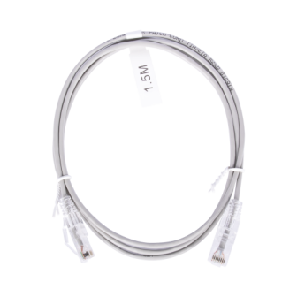 LPUT6150GY28 LINKEDPRO BY EPCOM Slim Patch Cord UTP Cat6 5 ft Gris 28 AWG LP-UT6-150-