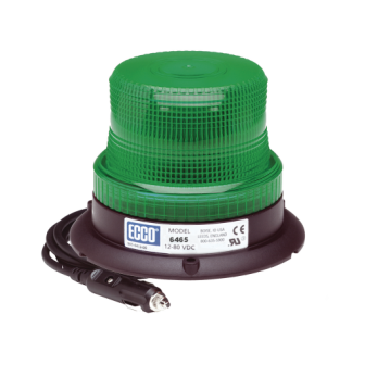 X6465GMG ECCO Green Mini LED Beacon X6465 Series with vacuum magn