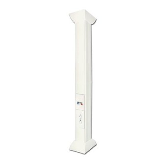 THP3M THORSMAN 3m White Pole for Installations of Electrical Mechanisms Voice and Dat