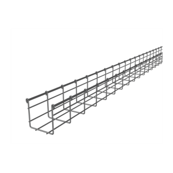 MG50441EZ CHAROFIL Wire Mesh Cable Tray Electro Galvanized up to 180 Cat6 Cables 9.84