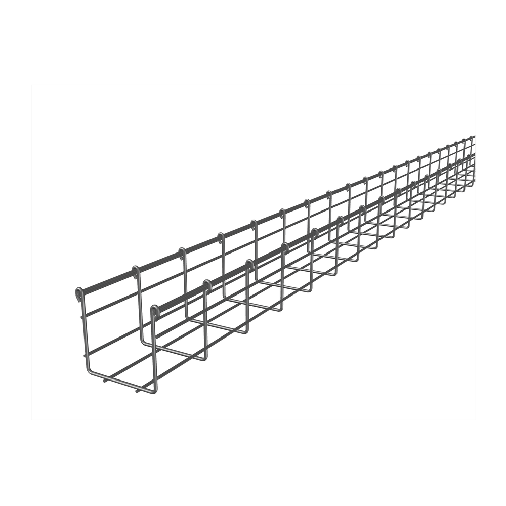 MG50441EZ CHAROFIL Wire Mesh Cable Tray Electro Galvanized up to 180 Cat6 Cables 9.84