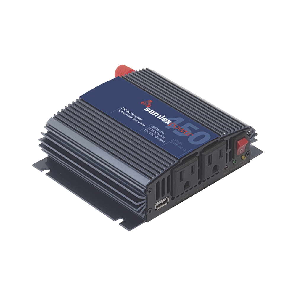 SAM45012 SAMLEX Power Inverter (DC-AC) 450W Nominal Power Input: