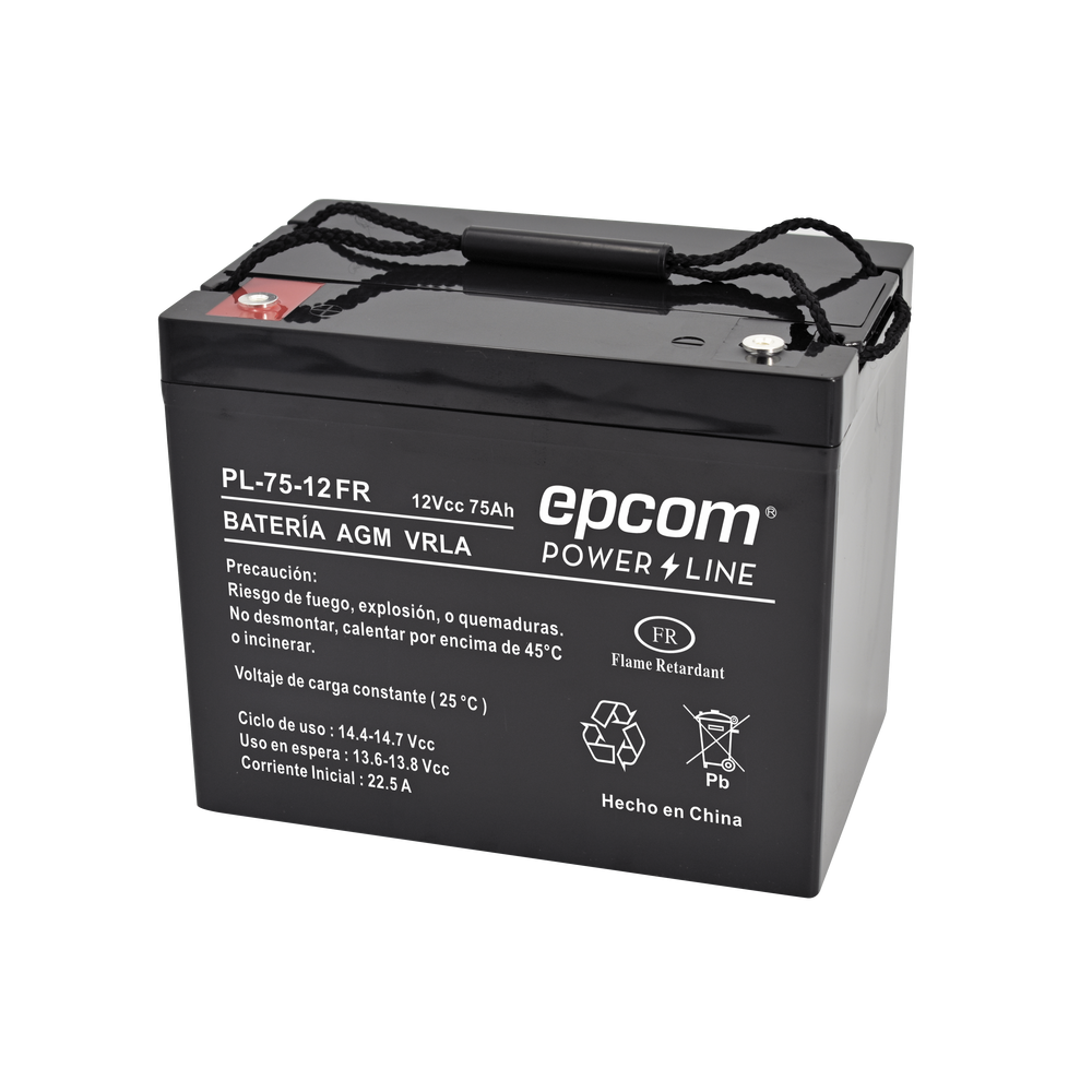 PL7512FR EPCOM POWERLINE Backup battery / UL / 12V 75 Ah / AGM-VR