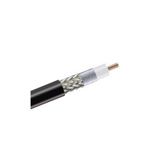 CNT400 ANDREW / COMMSCOPE 50 Ohm Braided Coaxial Cable variable black PE jacket CNT-4