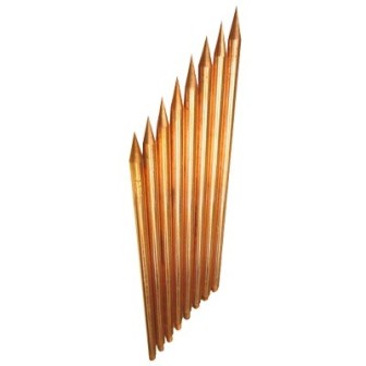 TGVAR1558 TOTAL GROUND Steel Rod with Copper Plating 5/8" Diamete