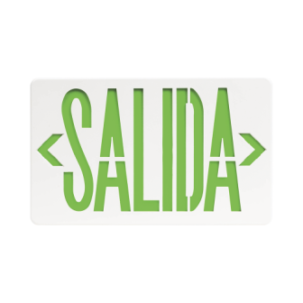 SF820X SFIRE Compact Size LED SALIDA Sign with Battery backup SF8