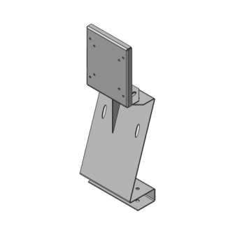 BASEMON EPCOM INDUSTRIAL Desktop Base for VESA Monitor 100 x 100 BASE-MON