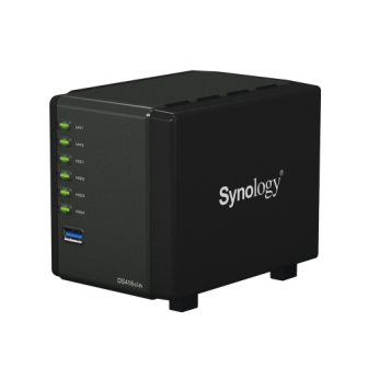 DS416SLIM SYNOLOGY 4-bay Desktop NAS Server up to 2TB per Hard Drive (2.5 ) DS416SLIM