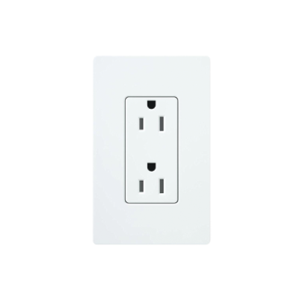 CAR15WH LUTRON ELECTRONICS Electrical Outlet Conventional Recepta