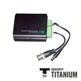 TT101VPADT EPCOM TITANIUM Video  Power  Audio  Data Passive Video Receptor  1 Channel