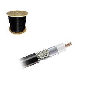 CNT1951000 ANDREW / COMMSCOPE 50 Ohm Braided Coaxial Cable black nonhalogenated fire