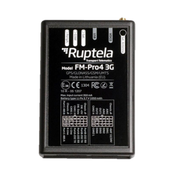 PRO43G RUPTELA Advanced 3G Vehicle Tracker / Heavy Vehicles / CANbus Port Reading / F