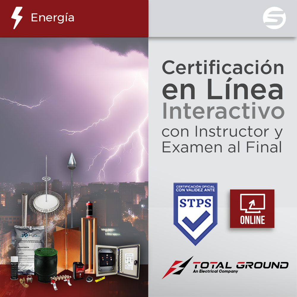 EXPERTTG1VIRTUAL Syscom Official Total Ground Certificate in Grounding Systems and Li