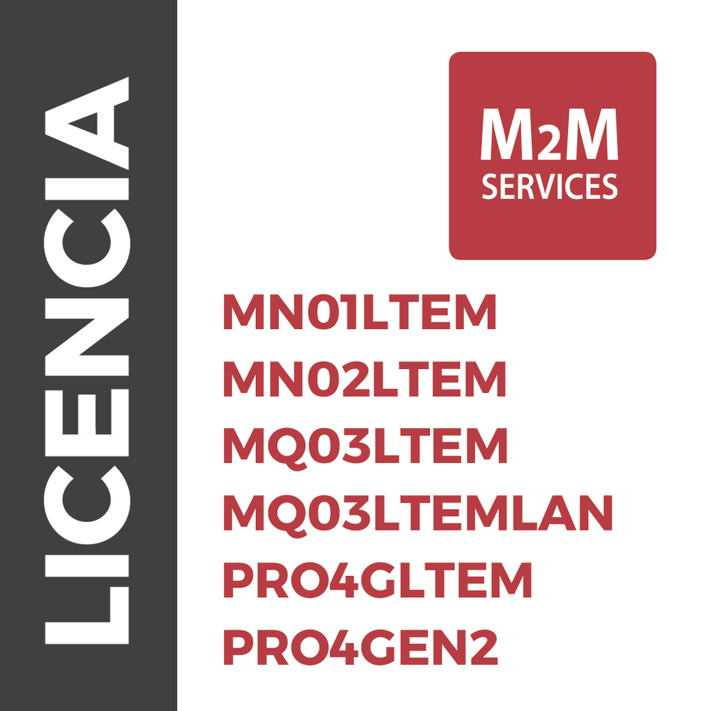 VOUCHERLTEM M2M SERVICES MN02LTEM / PRO4GLTEM / PRO4GEN2 / MQ03LT