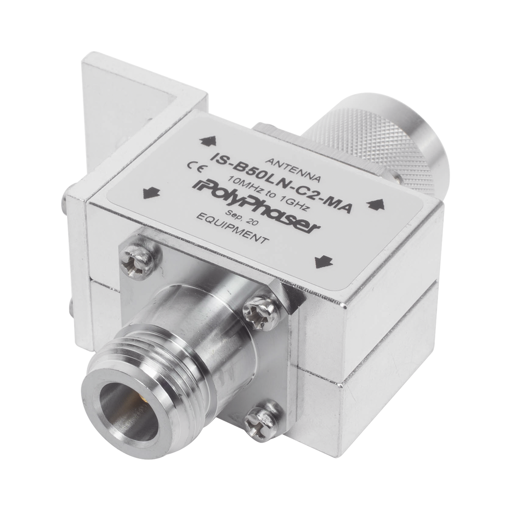 ISB50LNC2MA POLYPHASER Coaxial Surge Protector Connectors N Male