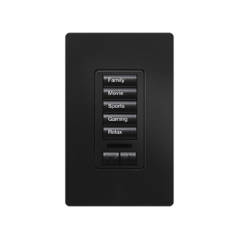RRDW5BRLMN LUTRON ELECTRONICS 5 Button with Raise/Lower Keypad Pr